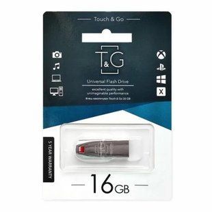 USB флеш-накопичувач T&G 16gb Chrome 115 NODA-M001617 фото