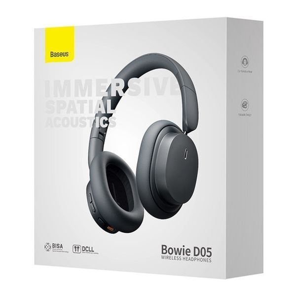 Накладні бездротові навушники Baseus Bowie D05 NGTD02021 Grey NODA-IT NODA-IT000282 фото