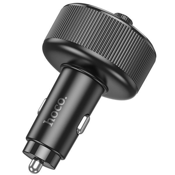 Автомобільний FM-модулятор Hoco E82 Guerrero PD30W + QC3.0 2&times;USB-A + 1&times;USB-C чорний NODA-IT NODA-IT000451 фото