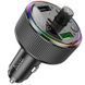 Автомобільний FM-модулятор Hoco E82 Guerrero PD30W + QC3.0 2&times;USB-A + 1&times;USB-C чорний NODA-IT NODA-IT000451 фото 1