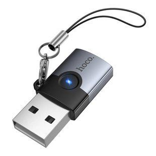 Перехідник Hoco UA46B USB Male to Type-C female USB3.0 NODA-M001506 фото