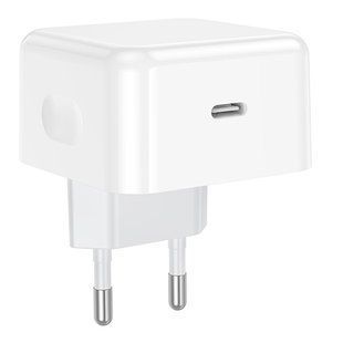 Мережевий Зарядний Пристрій Hoco C161A 1USB-C PD3.2 40W/60W NODA-M001579 фото