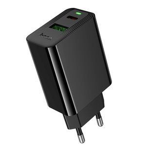 Мережевий Зарядний Пристрій Hoco CS94A 1USB-C/1USB PD/QC 20W NODA-M001586 фото