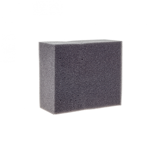 Черная губка для ухода за авто Schwamm weich schwarz 120x100x50 мм 999038 фото