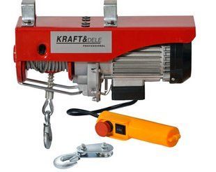 Лебідка електрична 250 кг Kraft&Dele KD1524 NODA-P000346 фото